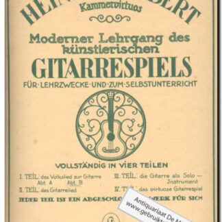 Moderner Lehrgang des kunstlerischen gitarrespiels (teil 2)