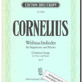 Weihnachtslieder Op. 8
