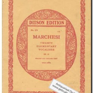 Twenty Elementary Vocalises Op. 15