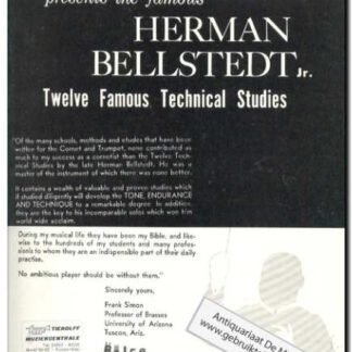 Herman Bellstedt jr. (Twelve Famous Technical Studies)