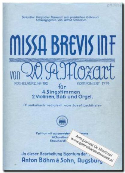 Missa Brevis in F
