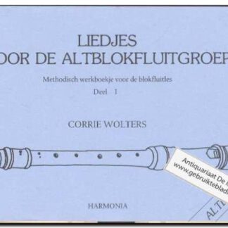 Liedjes voor de altblokfluitgroep deel 1