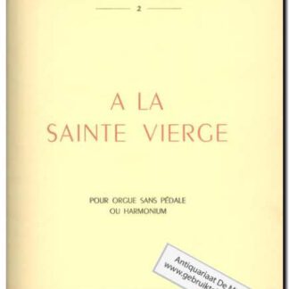 A la sainte vierge