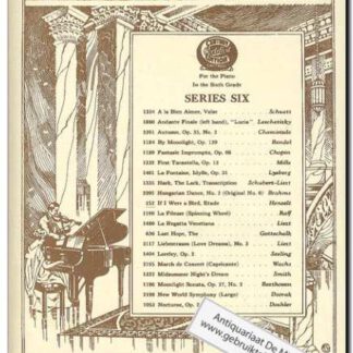 Concert numbers series six