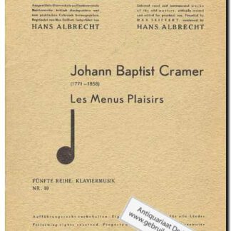 Les Menus plaisirs Funfte reihe:klaviermusik Nr. 10