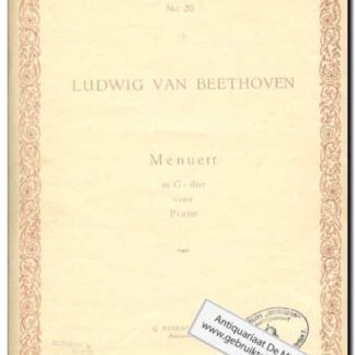 Menuett in G-dur voor piano