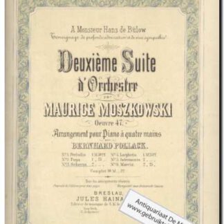 Deuxieme Suite D' Orhestre Oeuvre 47
