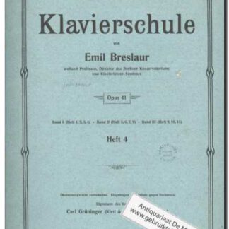 Klavierschule heft 4 Op.41