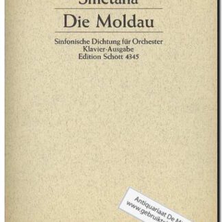 Die Moldau, Sinfonische Dichtung fur Orchester klavier-Ausgabe