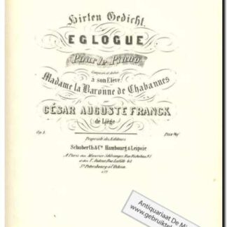 Eglogue pour le piano