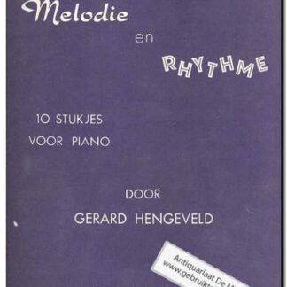 Melodie en rhythme 10 stukjes voor piano