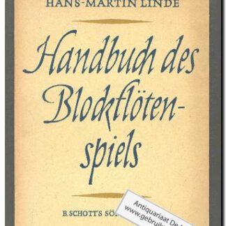 Handbuch des blockflotenspiels (Text: Deutsch)