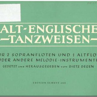 Alt Englische tanzweisen (2 sopran & 1 altflote)