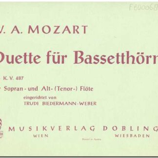 Duette für Bassethörner aus KV 487