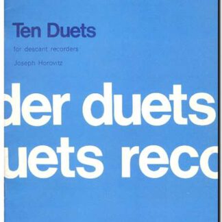 Ten duets for descant recorders