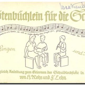 Flötenbüchlein für die Schule Band 1