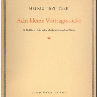 Acht kleine  Vortragsstucke