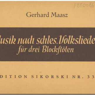 Musik nach schles. Volksliedern