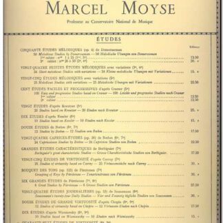 Quarante-huit etudes de virtuosite