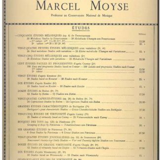 Cinquante etudes melodiques