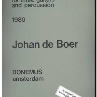 Artoogy for 3 guitars and percussion