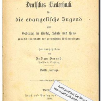 Deutsches Liederenbuch fur die Evangelische Jugend