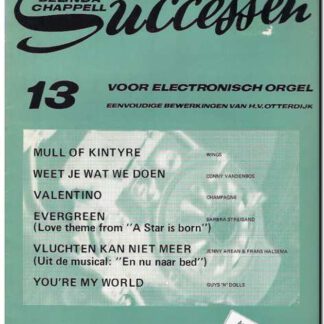 Successen voor elektronisch orgel 13