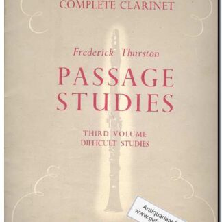 Passage studies III: difficult arr. F. Thurston