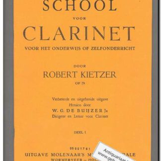 School voor clarinet Op. 79 deel I