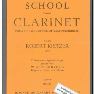 School voor clarinet Op. 79 deel II