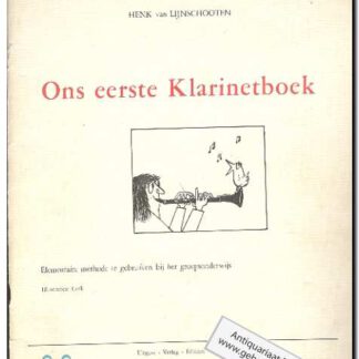 Muziek voor jonge blazers 2 - Ons eerste klarinetboek