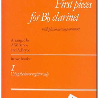 First pieces for Bes clarinet in two books I