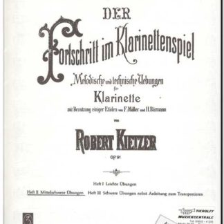 Fortschritt in Klarinettenspiel Op 91