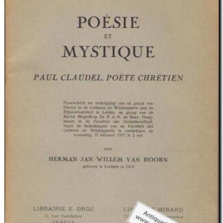 Poesie et mystique