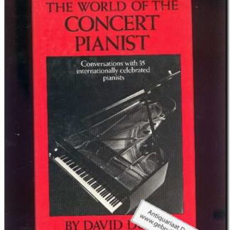The world of the concert pianist