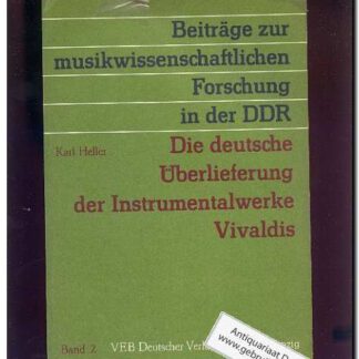 Die deutsche Uberlieferung der Instrumentalwerke Vivaldis Band 2