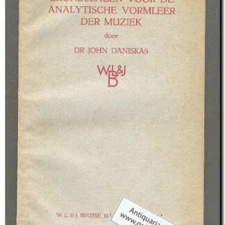 Grondslagen voor de analytische vormleer der muziek