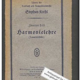 Harmonielehre teil 2 - Tonalitatslehre (Text: Deutsch)