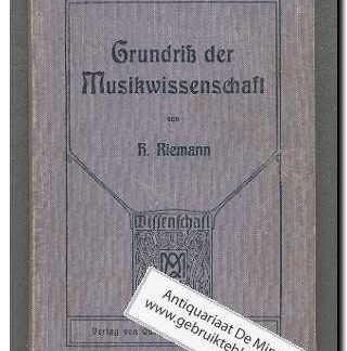 Grund. der musikwissenschaft (Text: Deutsch)