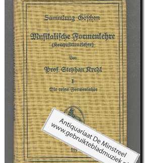 Musikalische formlehre 1 (Text: Deutsch)