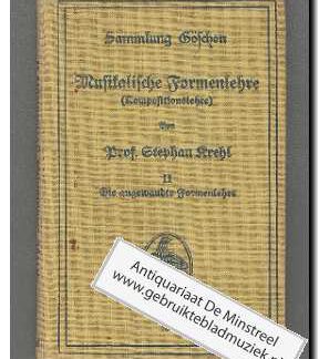 Musikalische formlehre II (Text: Deutsch)