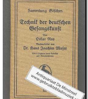 Technic der Deutschen Gesangskunst (Text: Deutsch)