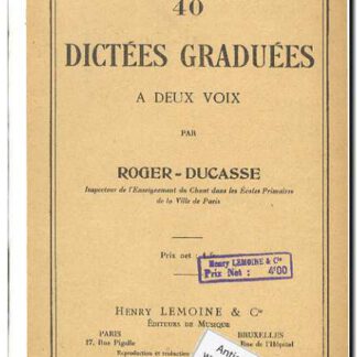 40  dictées graduées