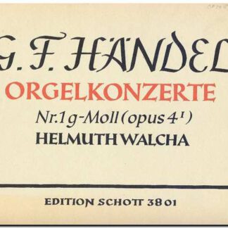 Orgelkonzerte 1 g-moll op 4-I (2 orgels)