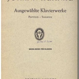 Ausgewahlte Kavierwerke