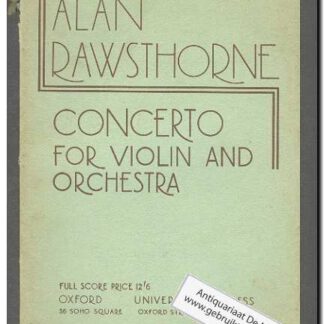 Concerto for violin and orchestra