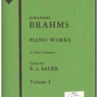 Piano works in two volumes Volume I