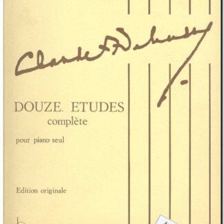 Douze etudes complete pour piano seul