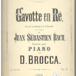 Gavotte en Re