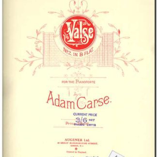 Valse No 2 in B flat